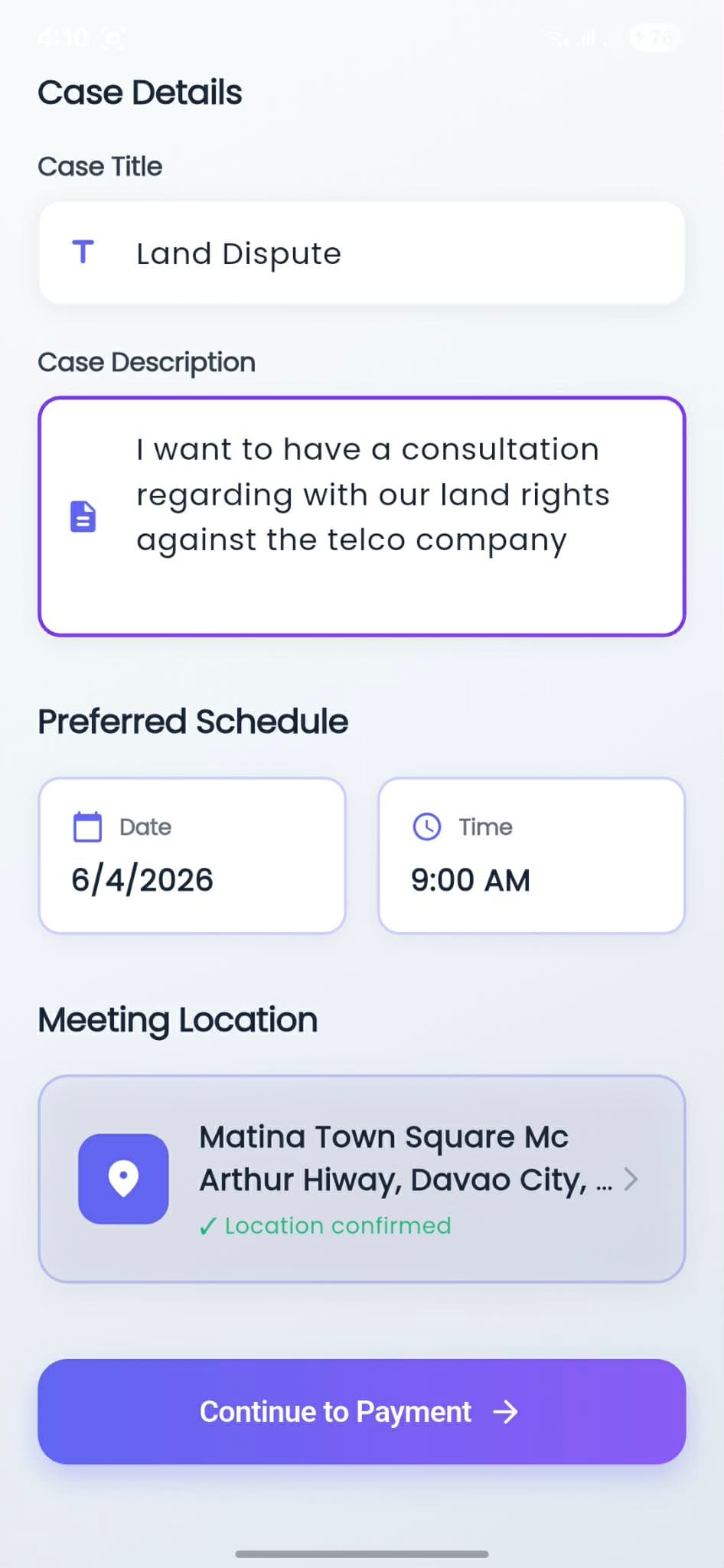 LawKonsult app screenshot 3